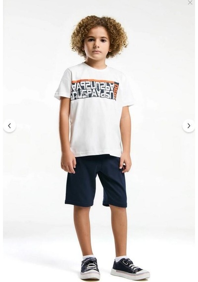 Aykidsclup U.s. Polo Assn Erkek Çocuk Bermuda Takım 2051- Beyaz