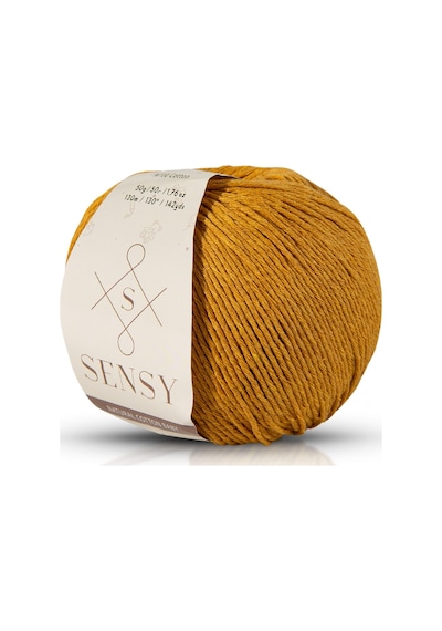 Premium Amigurumi Ipi Punch Panç Baby Soft Cotton 50 Gr Örgü Ip Hardal