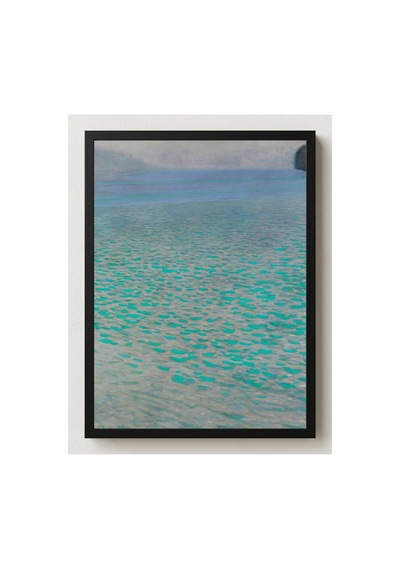 Modern Sanat Klimt Attersee Gölünde Çerçevesiz Poster 21x30 Cm A4 Tablo Modern Sanat Ekspresyonizm