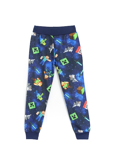 Dobakids 3D Minecraft Baskılı Erkek Çocuk Pijama Takımı Lacivert