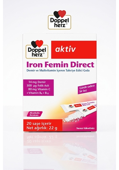 Doppelherz Aktiv Iron Femin Direct 20 Saşe