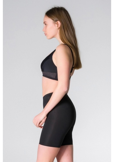 Feminight Freshness T-02 Kısa Mayo Tayt Siyah