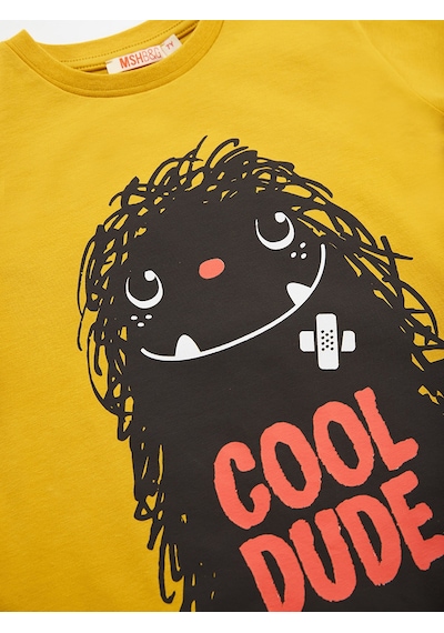 Denokids Cool Dude Erkek Çocuk T-shirt Pantolon Takım