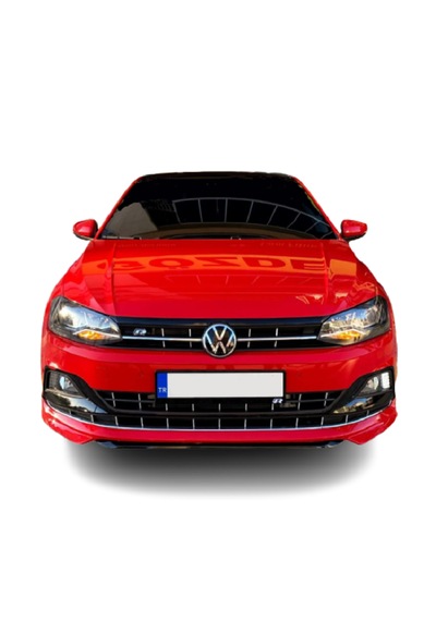 Volkswagen Polo 2018 - 2021 Uyumlu Ön Ek Plastik