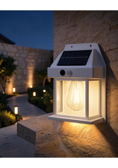 Astraltech Sensörlü Solar Dış Duvar Lambası