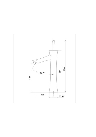Fontana F-623 Lavabo Bataryası Rose Gold