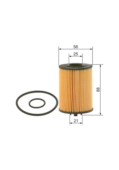 Mercedes A150 W169 Yag Filtresi 2005-2011 Bosch 1457429306
