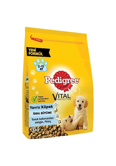 Pedigree Junior Kümes Hayvanlı Yavru Köpek Maması 3 KG Pedigree Junior Kümes Hayvanlı Yavru Köpek Maması 3 KG