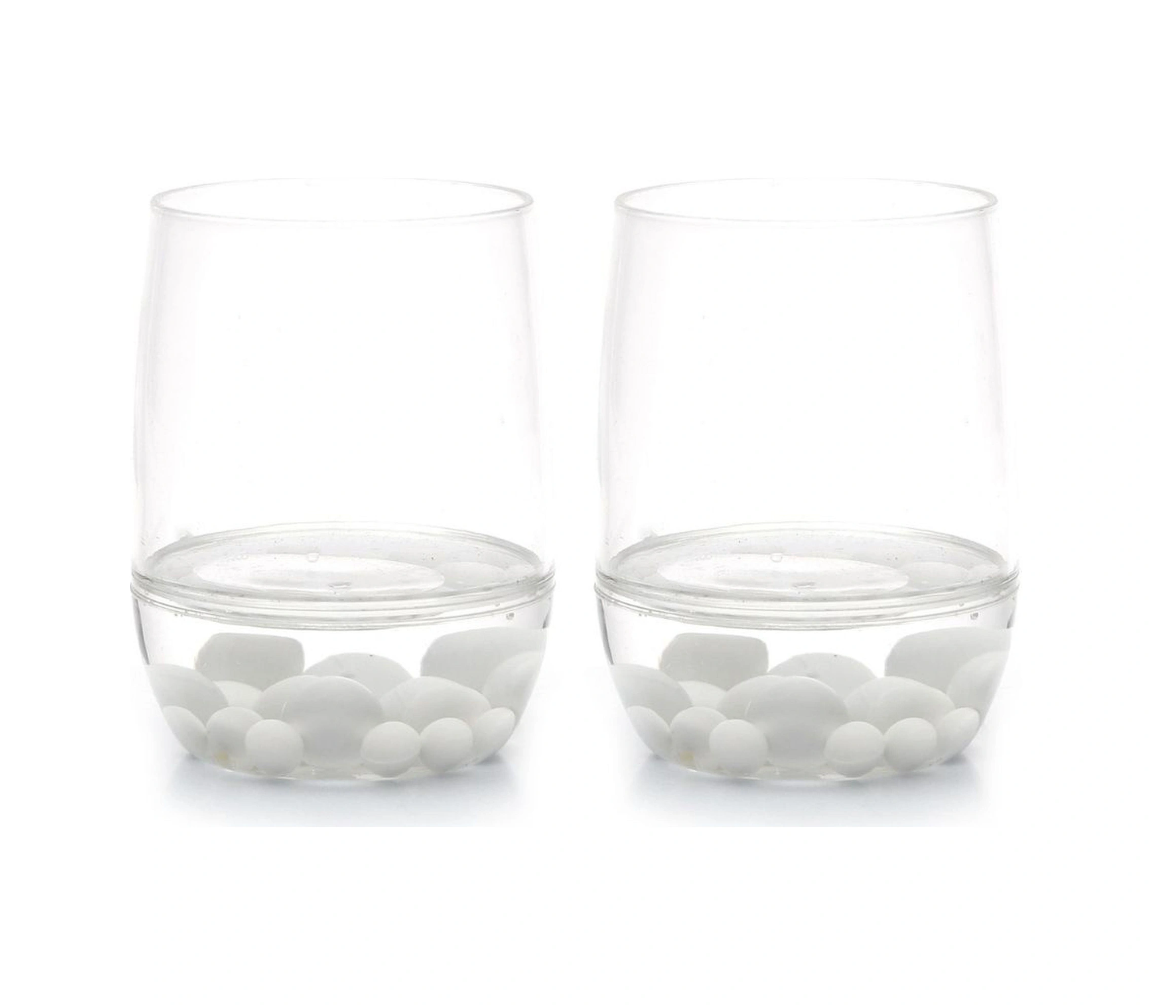 2 Adet Kalemlik Beyaz İncili Ofis Gereci 8x8x11cm 300ml Çok Renkli