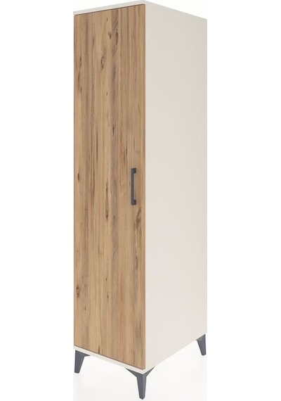 Kronos Dolap 4 Raflı Tek Kapaklı 44x59x182 Aytaşı-çam Aytaşı