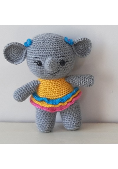 Amigurumi Örgü Oyuncak Fil