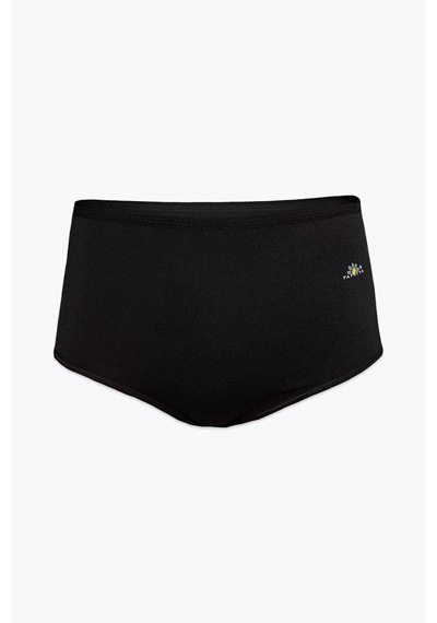 Papatya Kadın 6 Lı Paket Siyah Modal Yüksek Bel Slip Külot 6gg1851 Siyah