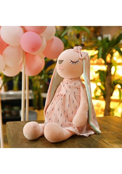 Kawaii Uyku Arkadaşım Uzun Kulak Peluş Tavşan 35 CM