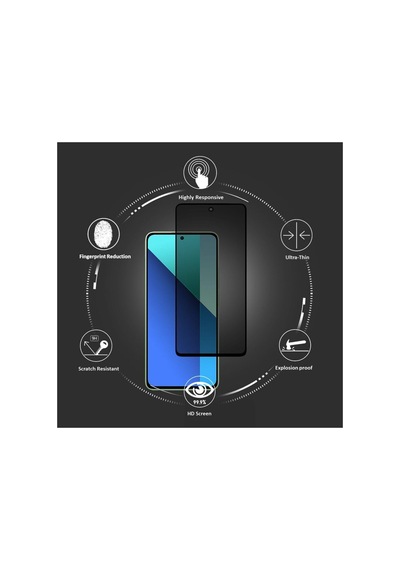 Xiaomi Redmi 13 Nano Hayalet Ekran Koruyucu Kırılmaz Cam - İnce Ve Esnek