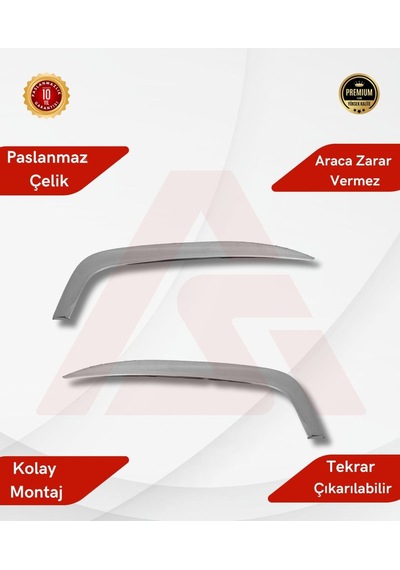 Honda Civic Fc5 2016-2020 Sis Far Kaşı Krom 2 Prç. P.çelik