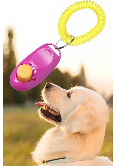 Mobee Köpek Eğitim Clicker Tasma Tuvalet Eğitimi İçin Kullanılabilir Köpek Eğitim Aparatı