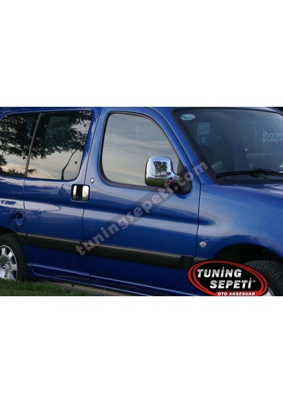 Peugeot Partner 1996 - 2007 Ayna Kapağı Abs Krom