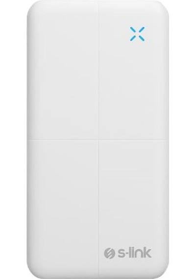 S-link Ip-g12n 10000mah Micro+usb+ Type-c Giriş+çıkış Beyaz. Taşınabilir Pil Şarj Cihazı Powerbank
