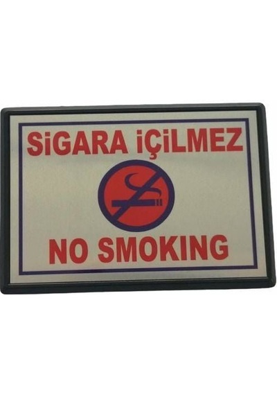 Cemax Yönlendirme Küçük Sigara İçilmez 10x7 Cm