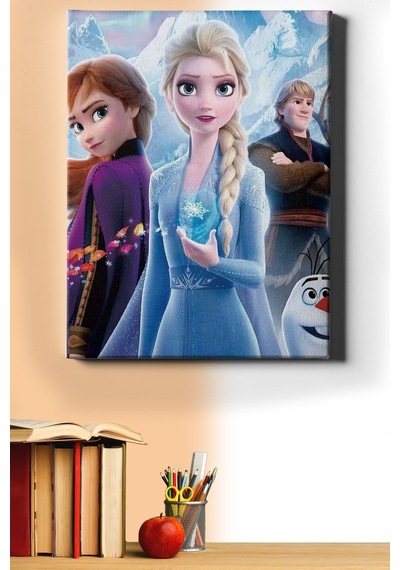 Webstyle Sayılarla Boyama Seti Kasnaklı Elsa 40 X 50 Cm