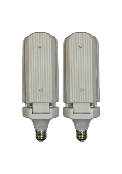 2 Adet Sorti 30w 270w Beyaz Işık E27 Duylu Kalın Duy Led Pervane Ampul