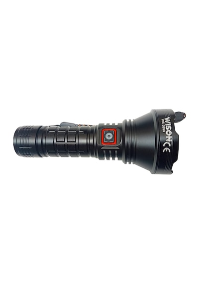 Wison Ws-3899 50w Uzun Menzilli El Feneri Süper Parlak Beyaz Laze Siyah