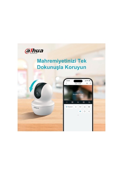 Dahua Dh-h3f Hero H3f 2k - 4mp İç Mekan Wifi 360derece Akıllı Bebek & Güvenlik Kamerası