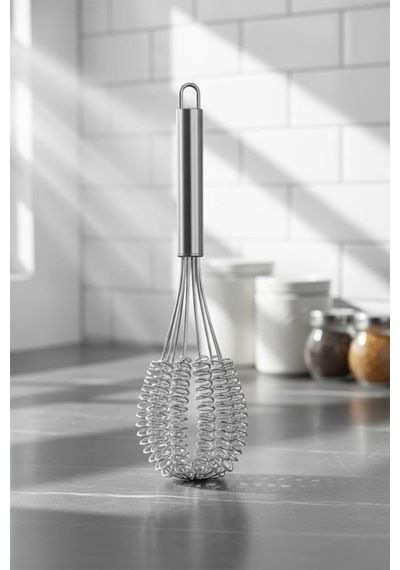 Mien Metal Çırpıcı Seti Pasta Kek Çırpma Teli Tırtıklı Model Diğer