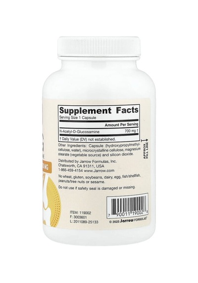 Jarrow Formulas, N-a-g, 700 Mg, 120 Veggie Capsules