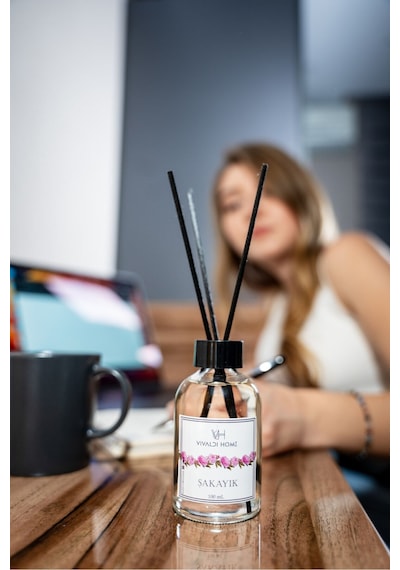 Vivaldi Home Şakayık Çiçeği Çubuklu Oda Kokusu Esansiyel Uçucu Yağ 100 ML