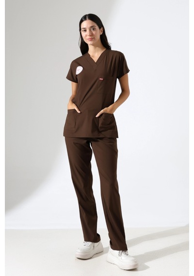 Bflex Unisex Likralı Yarasa Kol Takım - 6436 Kahve