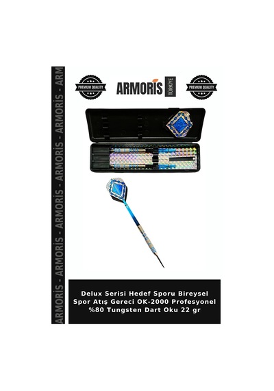 Delux Serisi Hedef Sporu Bireysel Spor Atış Gereci Ok-2000 Profesyonel %80 Tungsten Dart Oku 22 Gr