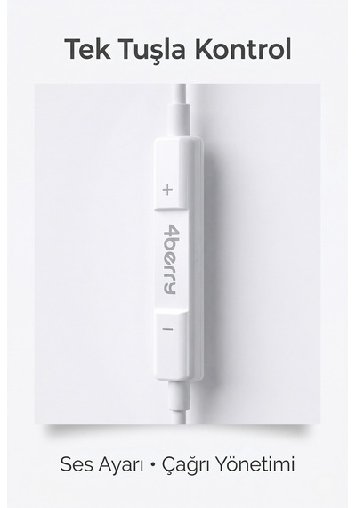 Ps03 3.5 Mm Jack Girişli Kablolu Kulak İçi Kulaklık Mikrofonlu Ses Kontrollü İos Android Uyumlu