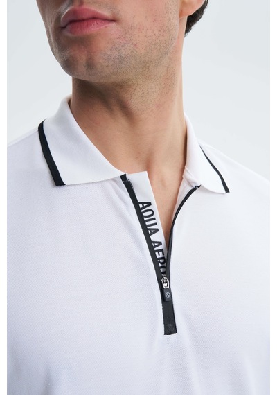 AR-MA Arma Erkek Regular Fit Pike Likralı Polo Yaka Tişört Y27374307401 Beyaz