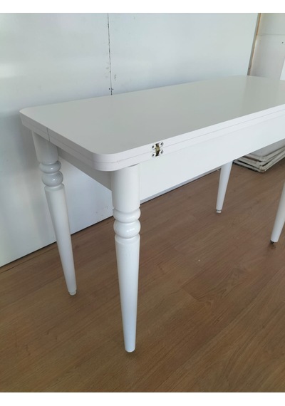 110 X 45 Katlanır Beyaz Masa