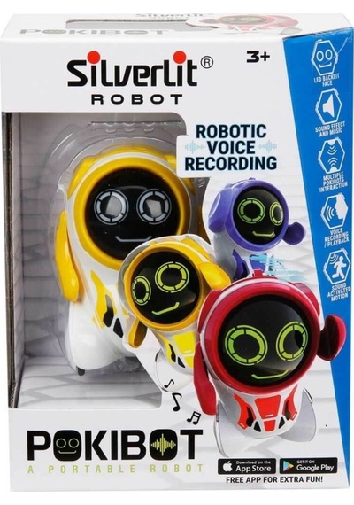 Sıl/88042 Silverlit Yapay Zekalı Pokibot Robot Kırmızı