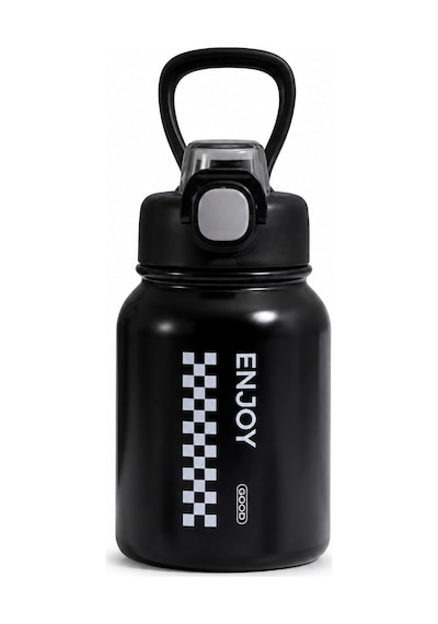 Shotay Chees Çelik Termos Matara Siyah 600 Ml.