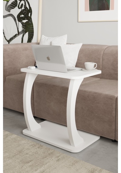 Desk Çalışma Sehpası, Laptop Sehpası, Çift Ayaklı Geniş Yüzey Beyaz Desk Çalışma Sehpası, Laptop Sehpası, Çift Ayaklı Geniş Yüzey Beyaz