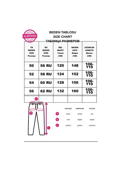 Büyük Beden Beli Lastikli Cepli Likralı Denim Mom Kesim Kadın Pantolon Siyah