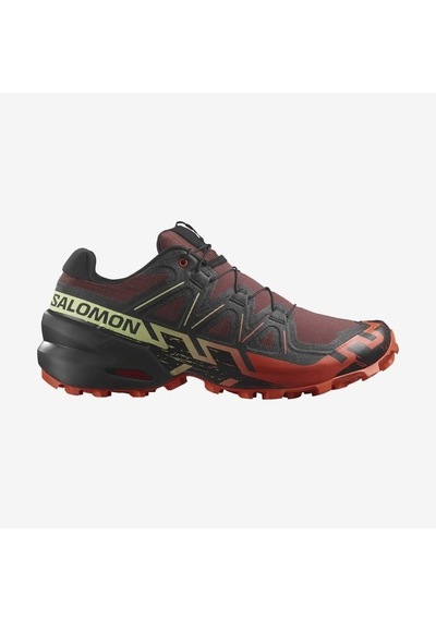 Salomon 475815 Speedcross 6 Rum Raisin/cherry Tomato/cognac Erkek Outdoor Ayakkabı Bordo