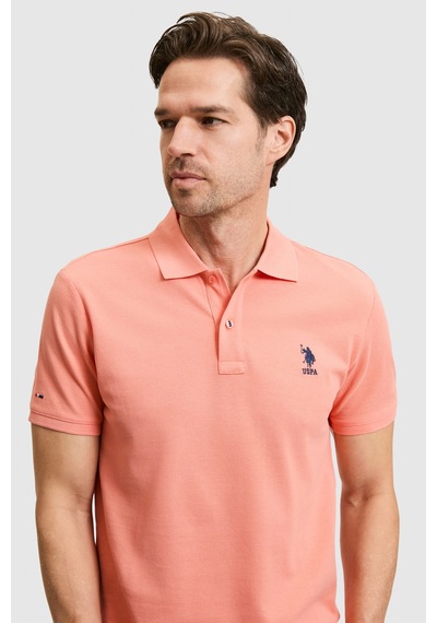 U.S. Polo Assn. U.s. Polo Assn. Erkek Mercan Tişört Basic 50322304-vr204 Coral