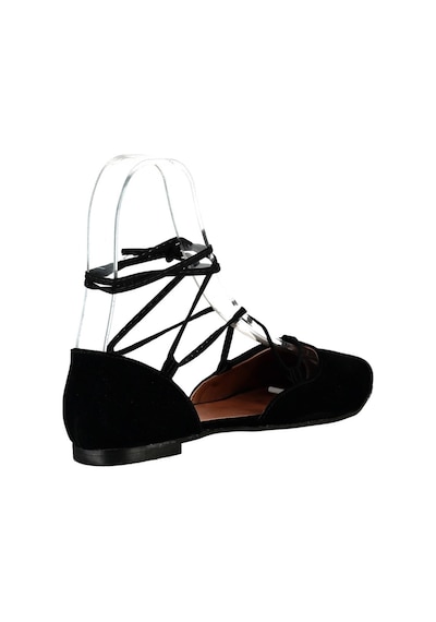 Fox Shoes Siyah Kadın Babet B726047202 Siyah