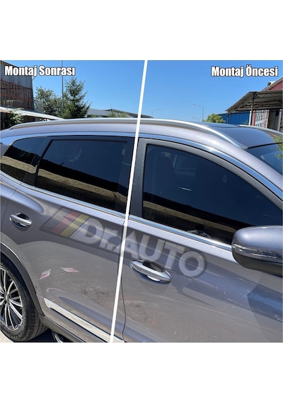 Chery Tiggo 8 Pro Piano Black Direk Ve Cam Çerçevesi Sutünları 12 Parça