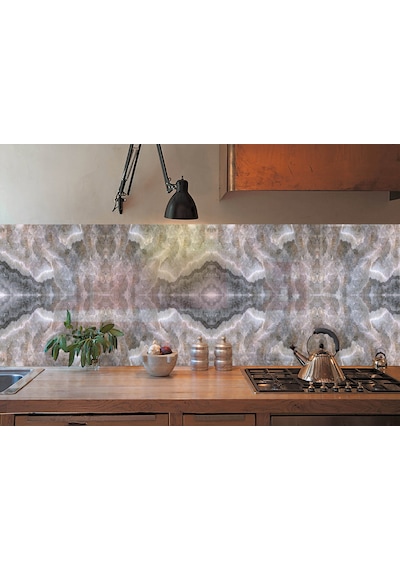 Tink Kendinden Yapışkanlı Kahve Buzlu Desenli Pvc Panel 41x62 Cm
