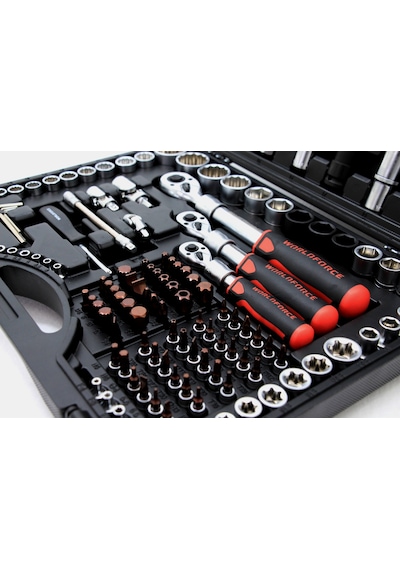 Worldforce S-ultra 156 Pc Profesyonel Lokma Takımı 1/4".3/8".1/2"