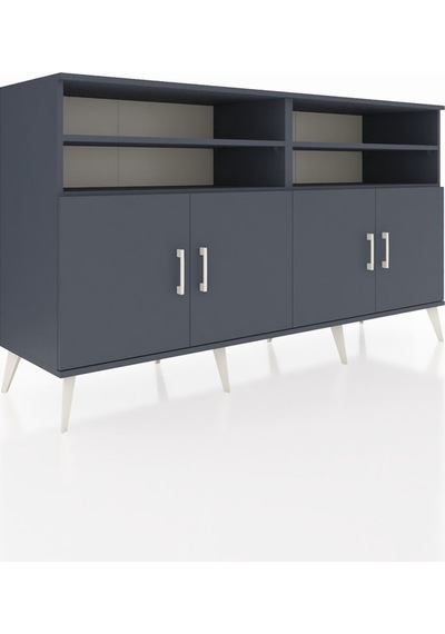 Hyperion Konsol 6 Raflı 4 Kapaklı 176x44x99 Antrasit-antrasit/çam Antrasit-antrasit/çam Hyperion Konsol 6 Raflı 4 Kapaklı 176x44x99 Antrasit-antrasit/çam Antrasit-antrasit/çam