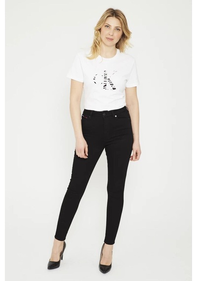 Tommy Hilfiger Sylvıa Hr Super Skny, 1bz Siyah Kadın Kot Pantolon