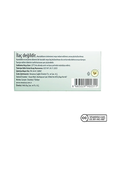 Venatura Vitamin D3 K2 60 Kapsül