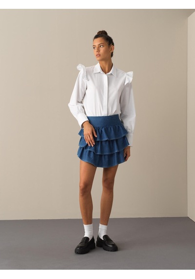Xint Ekru Regular Fit Pamuk Gömlek 750969 Beyaz