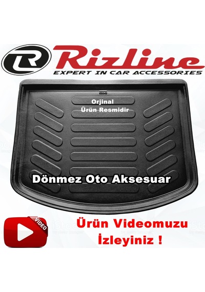 Ford C-Max 3D Bagaj Havuzu Siyah 2011-2015 Arası Rizline N11.14594